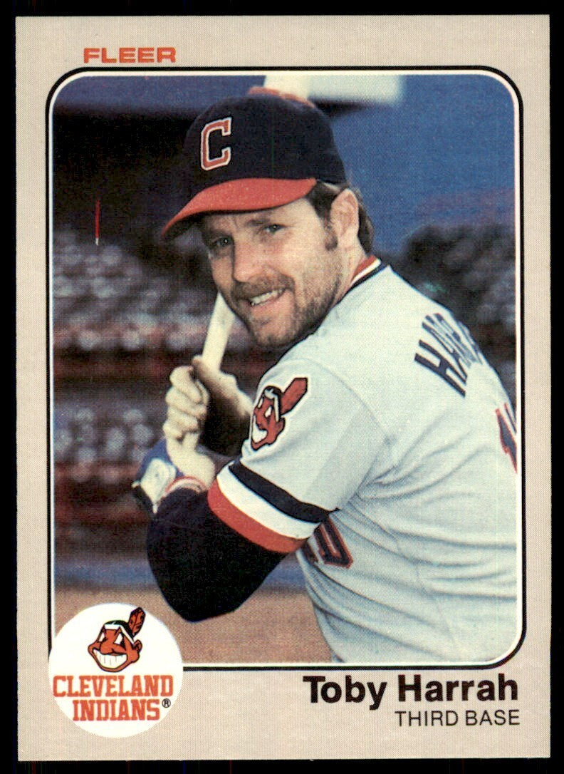 1983 FLEER TOBY HARRAH . CLEVELAND INDIANS #410