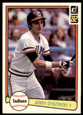 1982 Donruss Jerry Dybzinski . Cleveland Indians #647