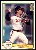 1982 DONRUSS FRED PATEK . CALIFORNIA ANGELS #241
