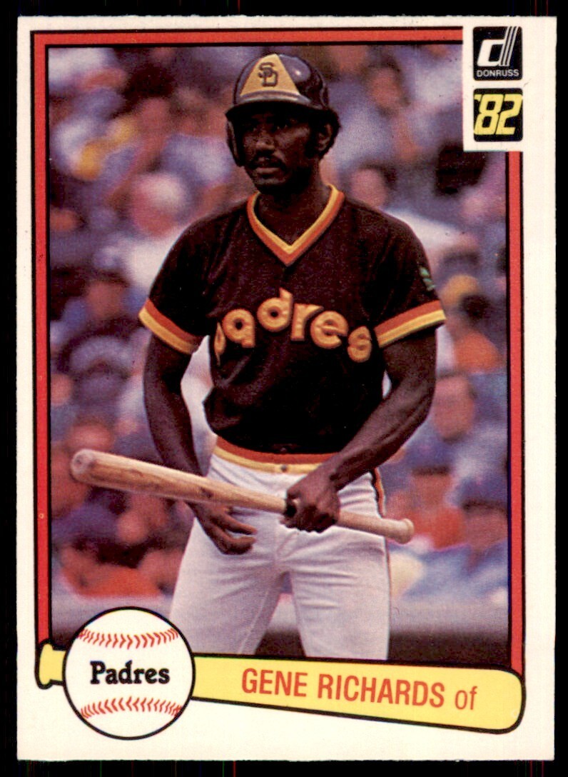 1982 DONRUSS GENE RICHARDS . SAN DIEGO PADRES #499