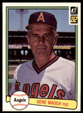 1982 DONRUSS GENE MAUCH . CALIFORNIA ANGELS #141