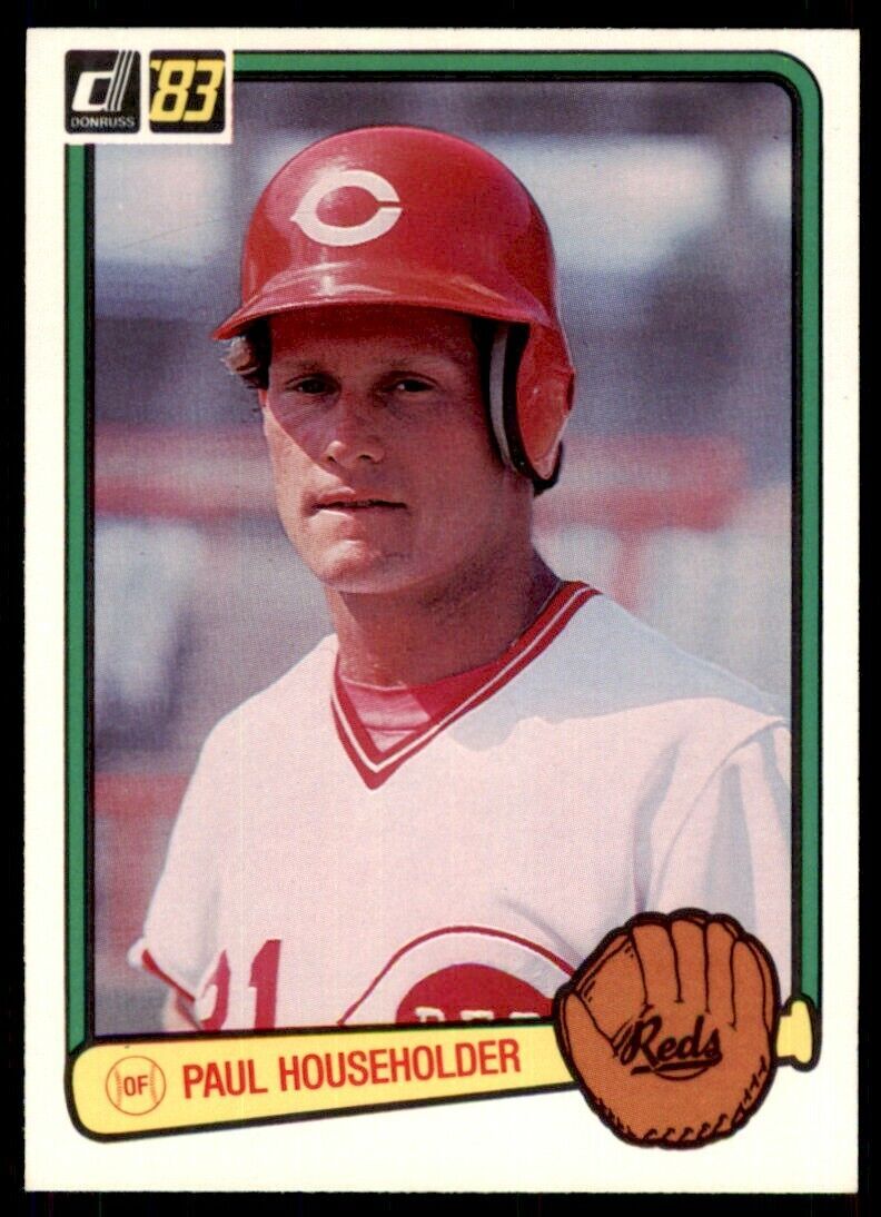 1983 DONRUSS PAUL HOUSEHOLDER . CINCINNATI REDS #566