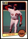 1983 DONRUSS RON REED . PHILADELPHIA PHILLIES #567