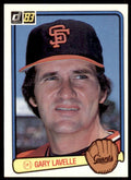 1983 DONRUSS GARY LAVELLE . SAN FRANCISCO GIANTS #60