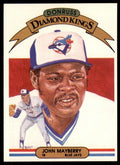 1983 DONRUSS DIAMOND KINGS JOHN MAYBERRY . TORONTO BLUE JAYS #25