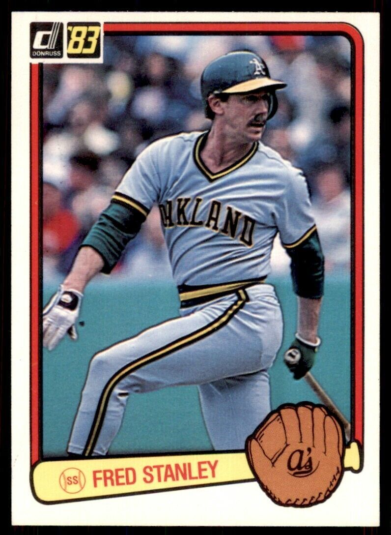 1983 DONRUSS FRED STANLEY . OAKLAND ATHLETICS #197