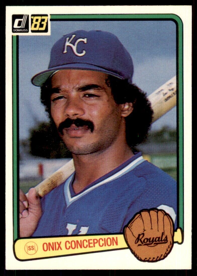 1983 DONRUSS ONIX CONCEPCION ROOKIE KANSAS CITY ROYALS #516