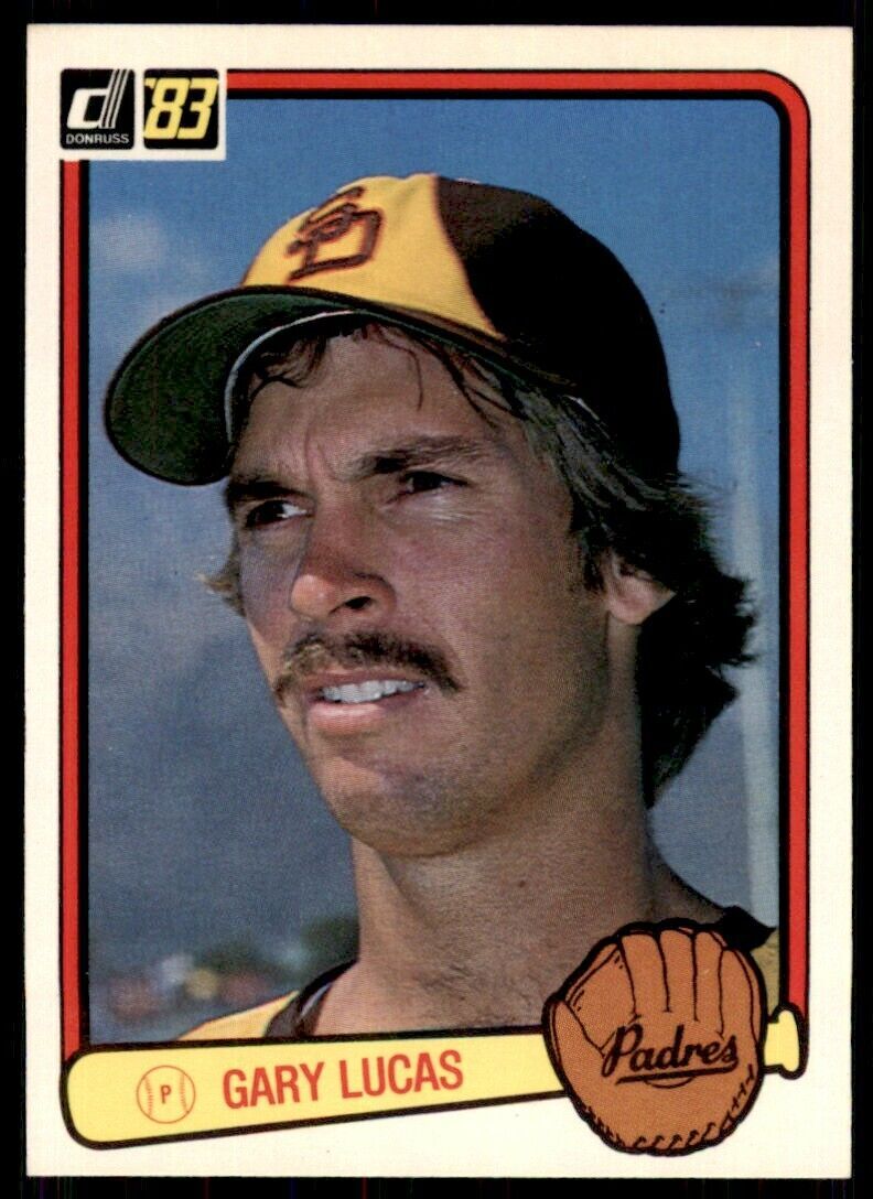 1983 DONRUSS GARY LUCAS . SAN DIEGO PADRES #187