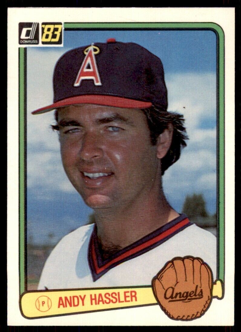 1983 DONRUSS ANDY HASSLER CALIFORNIA ANGELS #290
