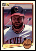 1983 DONRUSS TOBY HARRAH . CLEVELAND INDIANS #337
