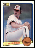 1983 DONRUSS MIKE FLANAGAN . BALTIMORE ORIOLES #105
