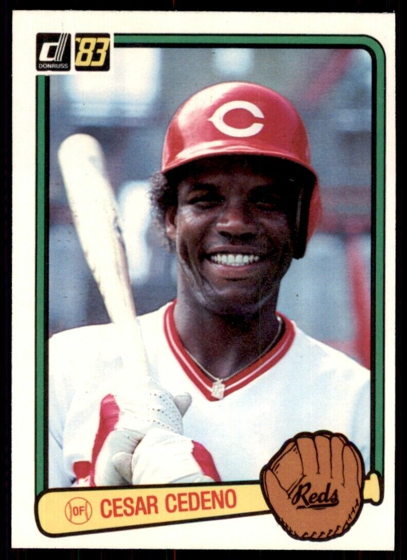 1983 DONRUSS CESAR CEDENO . CINCINNATI REDS #43