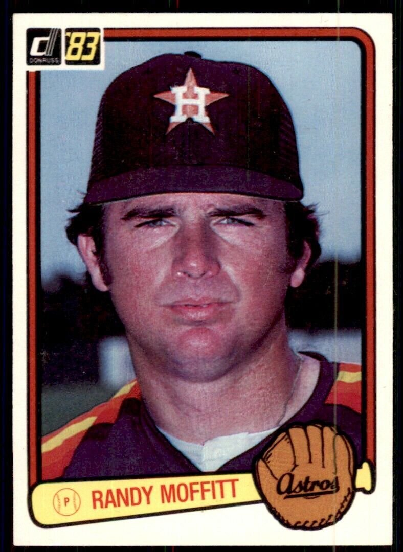 1983 DONRUSS RANDY MOFFITT . HOUSTON ASTROS #545