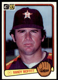 1983 DONRUSS RANDY MOFFITT . HOUSTON ASTROS #545