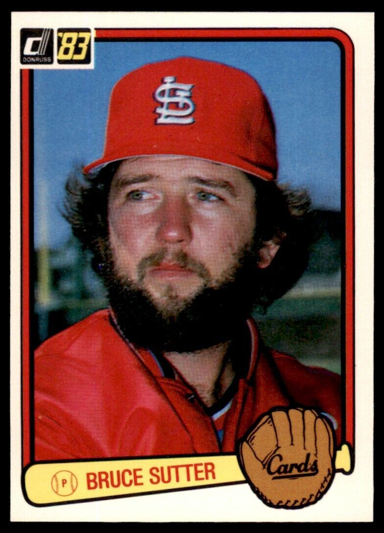 1983 DONRUSS BRUCE SUTTER . ST. LOUIS CARDINALS #40