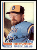 1982 TOPPS REGGIE CLEVELAND . MILWAUKEE BREWERS #737