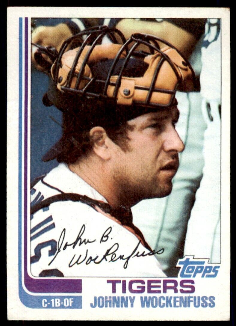 1982 TOPPS JOHN WOCKENFUSS . DETROIT TIGERS #629