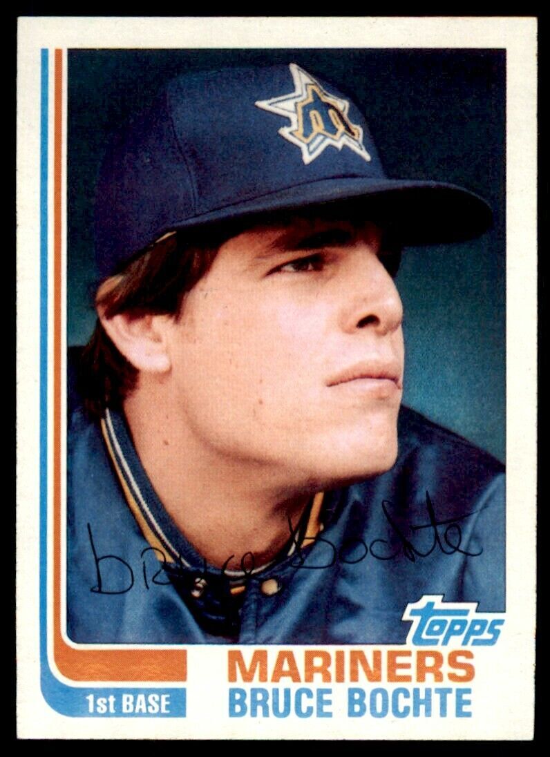 1982 TOPPS BRUCE BOCHTE . SEATTLE MARINERS #224