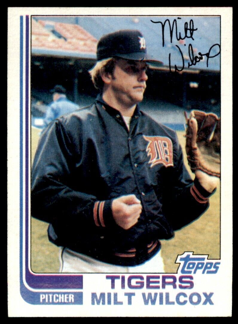 1982 TOPPS MILT WILCOX . DETROIT TIGERS #784