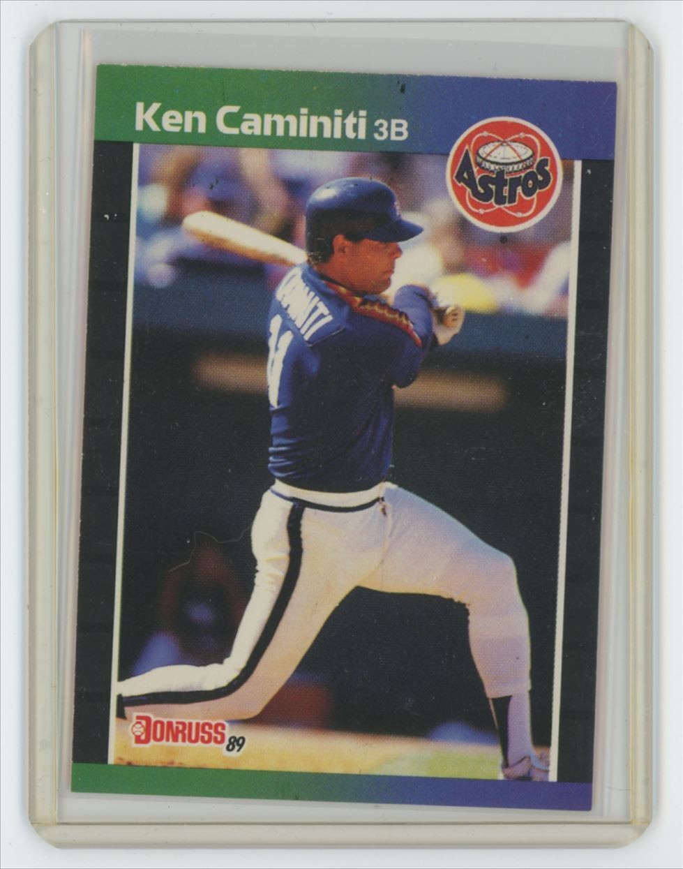 1989 DONRUSS KEN CAMINITI . HOUSTON ASTROS #542