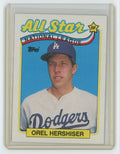 1989 TOPPS OREL HERSHISER . LOS ANGELES DODGERS #394