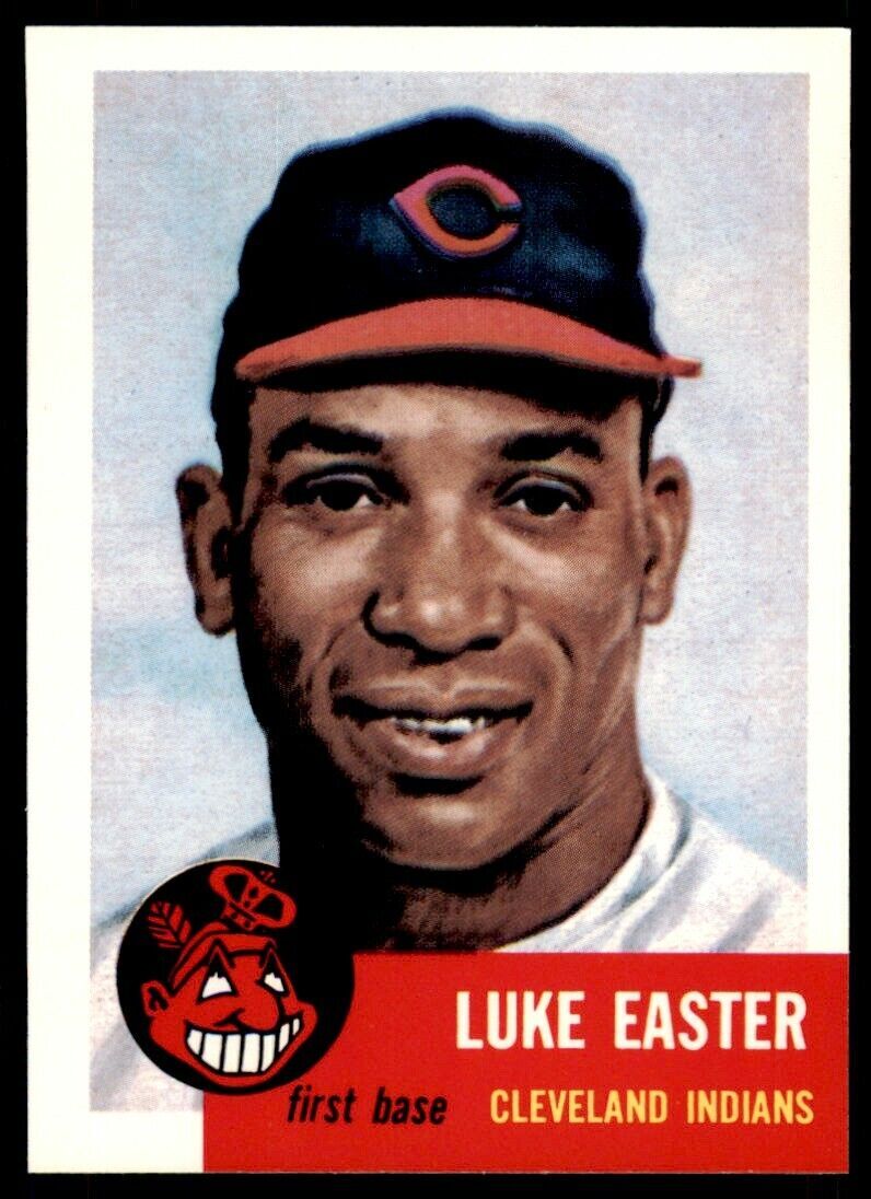 1991 TOPPS ARCHIVES 1953 LUKE EASTER . CLEVELAND INDIANS #2