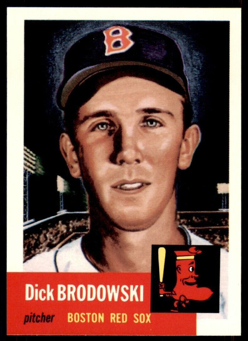 1991 TOPPS ARCHIVES 1953 DICK BRODOWSKI . BOSTON RED SOX #69