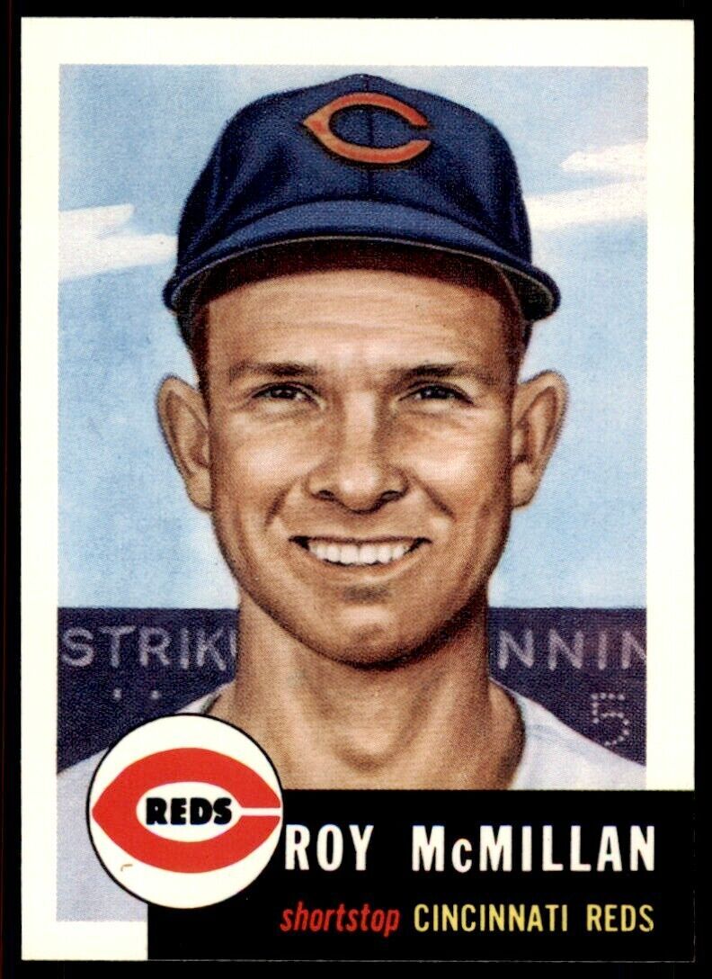 1991 TOPPS ARCHIVES 1953 ROY MCMILLAN . CINCINNATI REDS #259