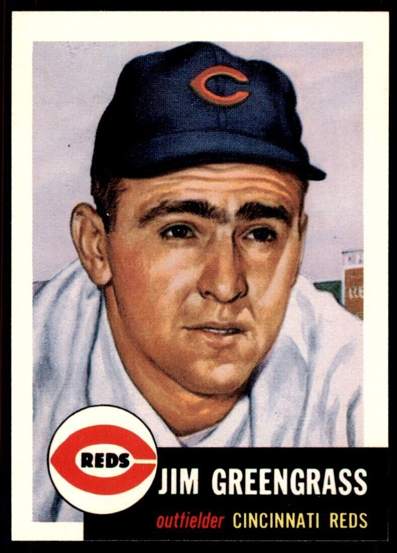 1991 TOPPS ARCHIVES 1953 JIM GREENGRASS . CINCINNATI REDS #209