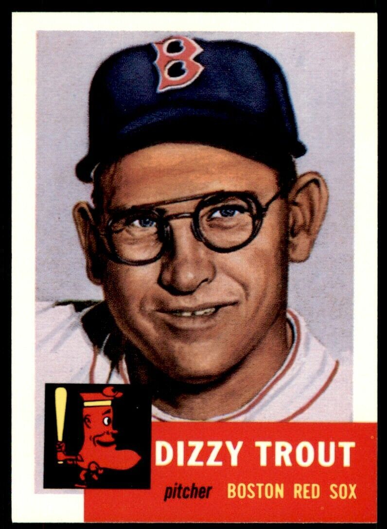 1991 Topps Archives 1953 Dizzy Trout . Boston Red Sox #169