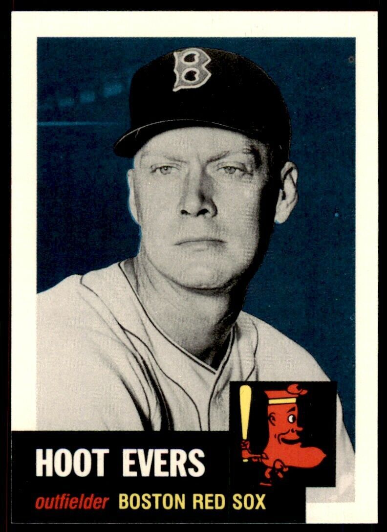 1991 TOPPS ARCHIVES 1953 HOOT EVERS . BOSTON RED SOX #291