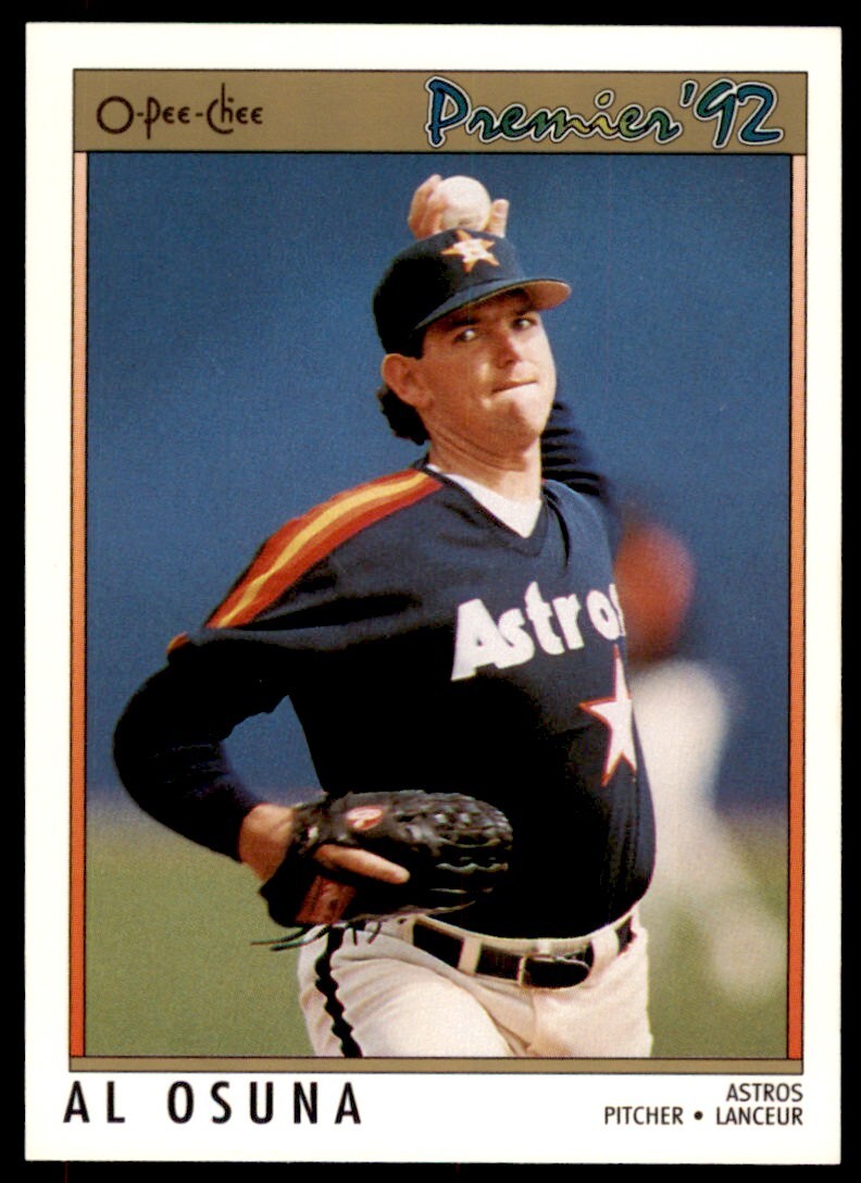 1992 O-PEE-CHEE PREMIER AL OSUNA . HOUSTON ASTROS #121