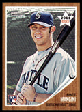 2011 TOPPS HERITAGE MATT MANGINI ROOKIE . SEATTLE MARINERS #321