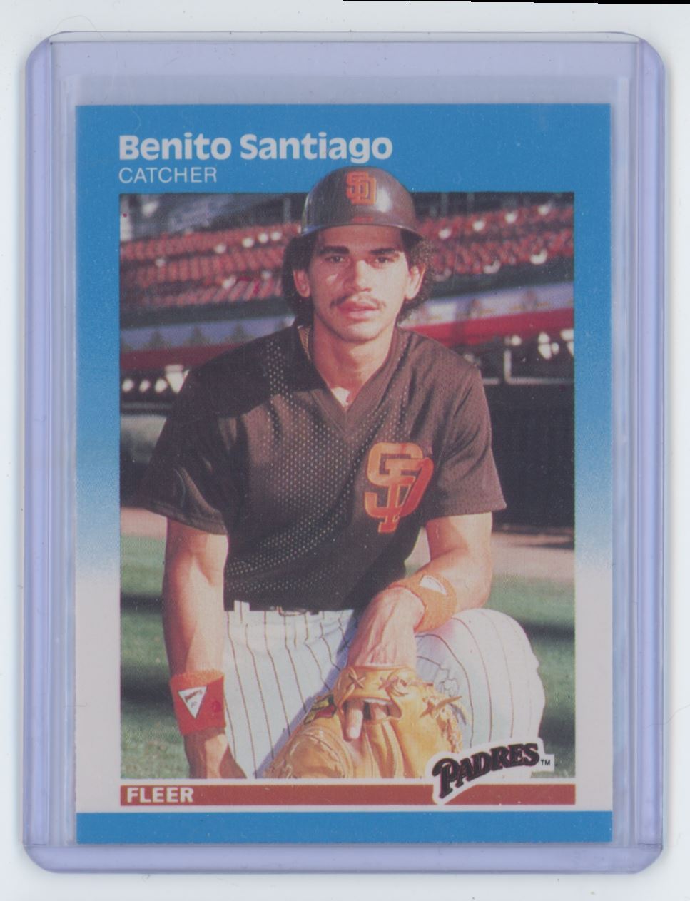 1987 FLEER BENITO SANTIAGO . SAN DIEGO PADRES #429