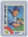 1984 TOPPS BASEBALL GEORGE BRETT . KANSAS CITY ROYALS #399