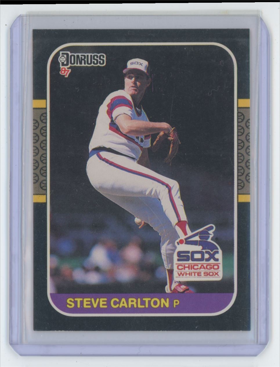 1987 DONRUSS STEVE CARLTON . CHICAGO WHITE SOX #617.
