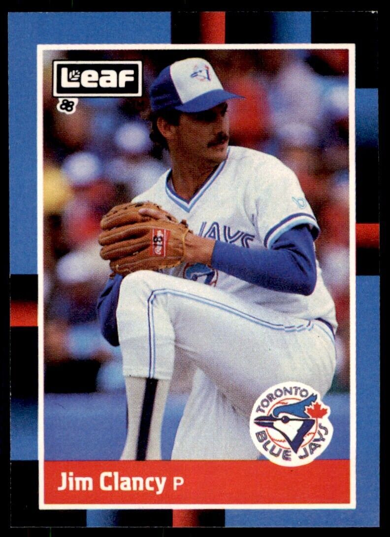 1988 LEAF JIM CLANCY . TORONTO BLUE JAYS #73