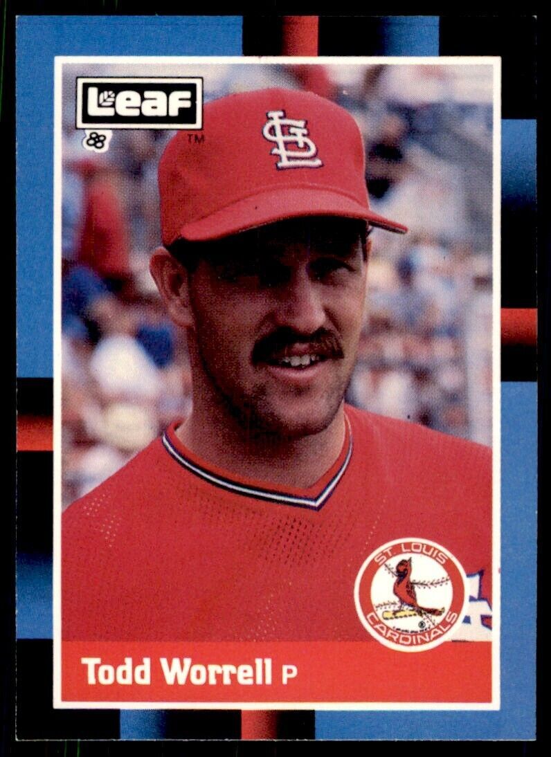 1988 LEAF TODD WORRELL . ST. LOUIS CARDINALS #229