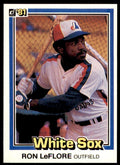 1981 DONRUSS RON LEFLORE . CHICAGO WHITE SOX #576