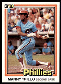 1981 DONRUSS MANNY TRILLO . PHILADELPHIA PHILLIES #22