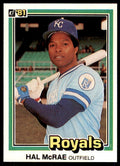 1981 DONRUSS HAL MCRAE . KANSAS CITY ROYALS #463
