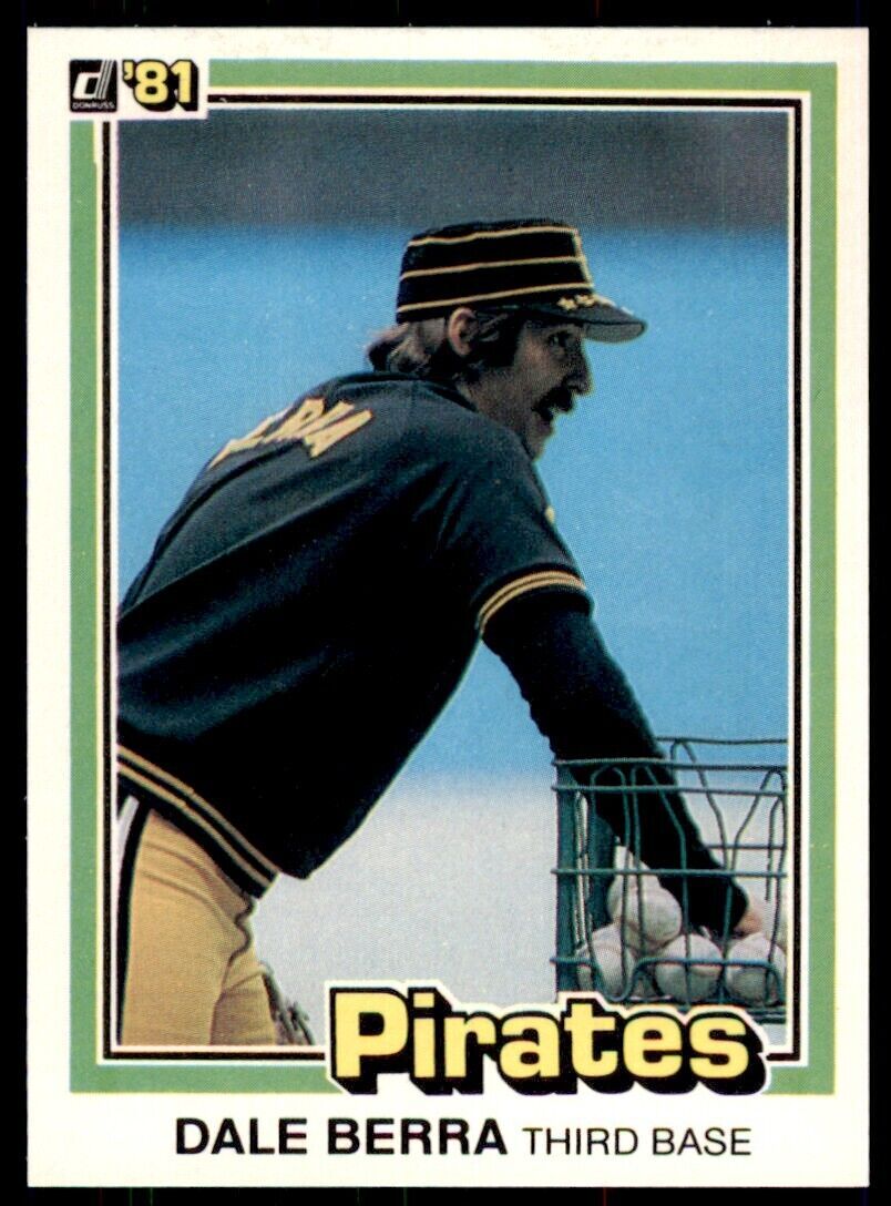 1981 DONRUSS DALE BERRA . PITTSBURGH PIRATES #253