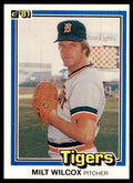 1981 DONRUSS MILT WILCOX . DETROIT TIGERS #247