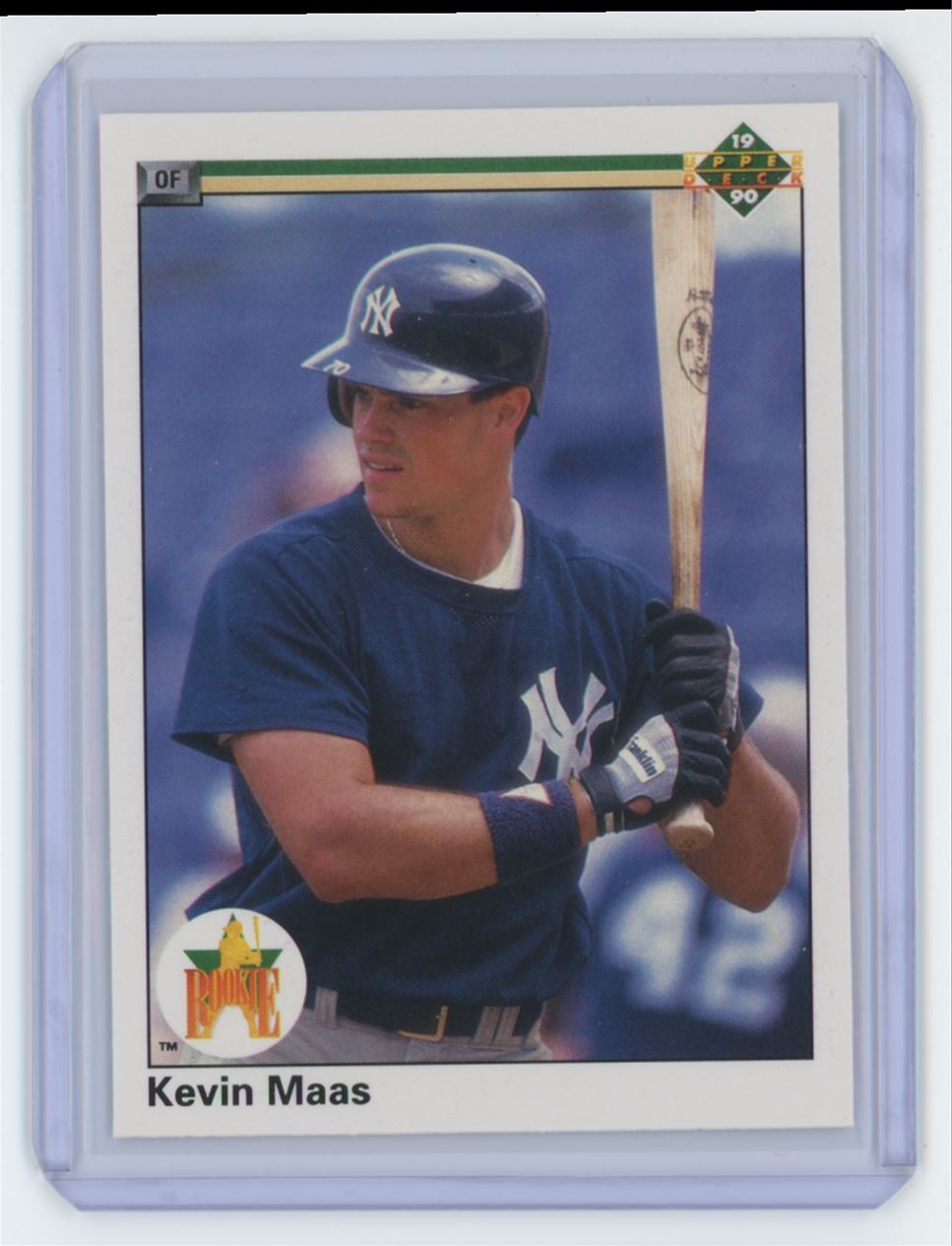 1990 UPPER DECK KEVIN MAAS ROOKIE . NEW YORK YANKEES #70