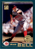 2001 TOPPS ROB BELL . CINCINNATI REDS #97