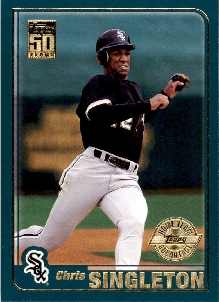 2001 TOPPS CHRIS SINGLETON . CHICAGO WHITE SOX #11