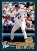 2001 TOPPS BRIAN MEADOWS . KANSAS CITY ROYALS #316