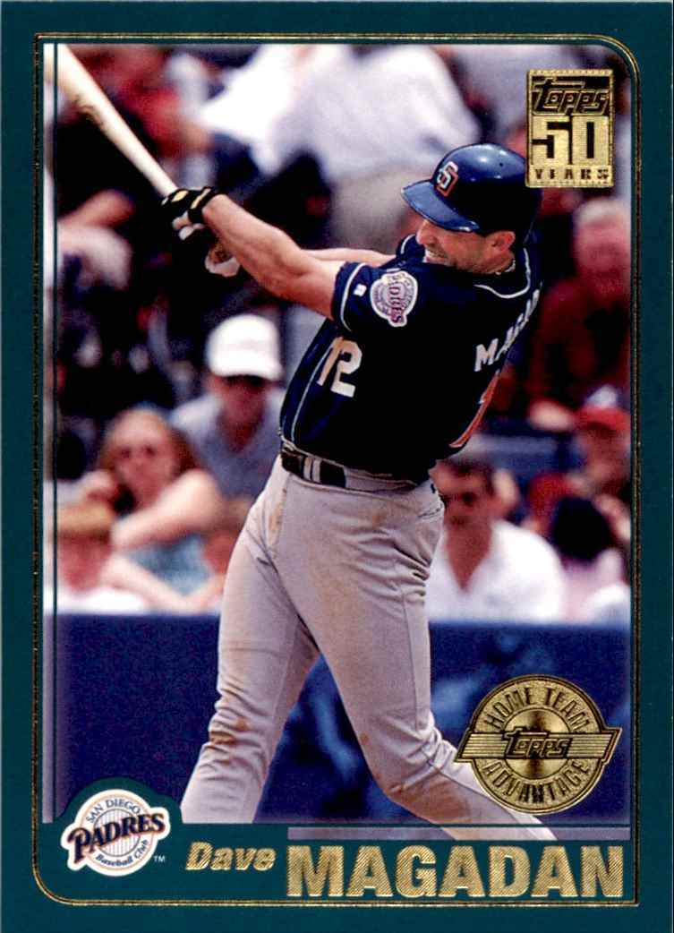 2001 TOPPS DAVE MAGADAN . SAN DIEGO PADRES #243