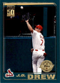 2001 TOPPS J.D. DREW . ST. LOUIS CARDINALS #101