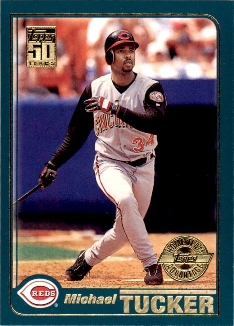 2001 TOPPS MICHAEL TUCKER . CINCINNATI REDS #703